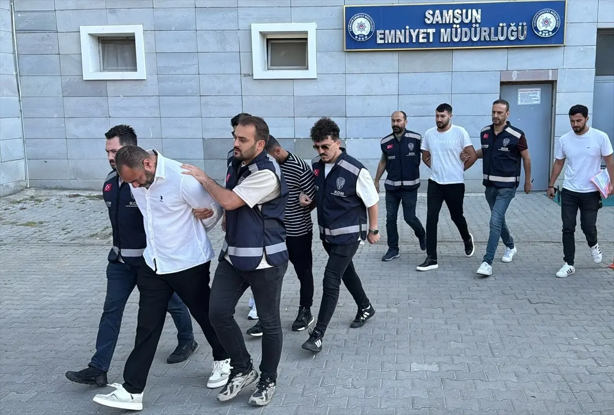 Samsun Merkezli Sahte İçki Operasyonunda 4 Şüpheli Adliyeye Sevk Edildi