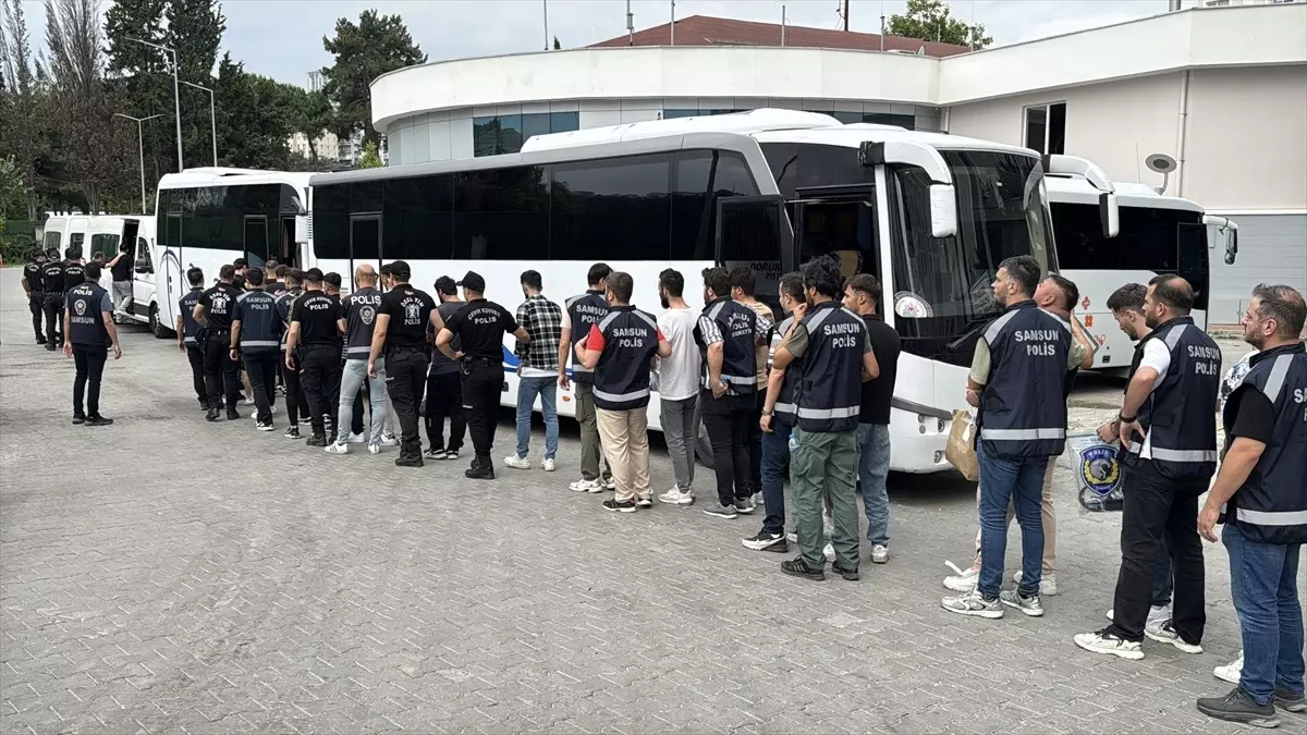 Samsun Merkezli Yasa Dışı Bahis Operasyonunda 40 Şüpheli Adliyeye Sevk Edildi