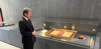 Samsun'un İstiklal Madalyası Müzede Sergilenmeye Başladı
