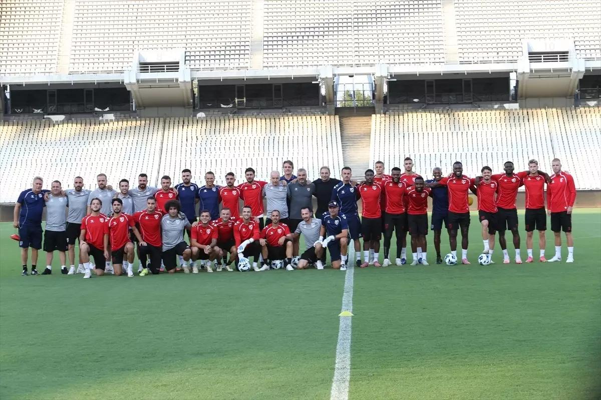 Samsunspor, Panathinaikos karşısında hazırlıklarını tamamladı