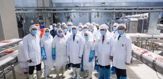 Bakan Kacır, Erzincan Tavuk Kombinası'nı Ziyaret Etti