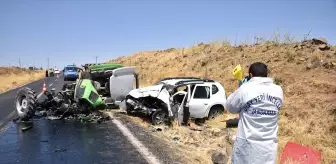 Şanlıurfa'da Automobil ve Traktör Çarpışması: 1 Ölü, 2 Yaralı