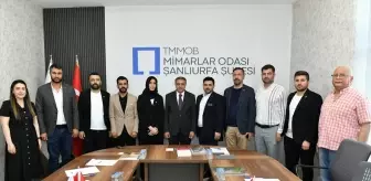 Şanlıurfa Valisi Şıldak, Ziraat ve Mimarlar Odası'nı Ziyaret Etti