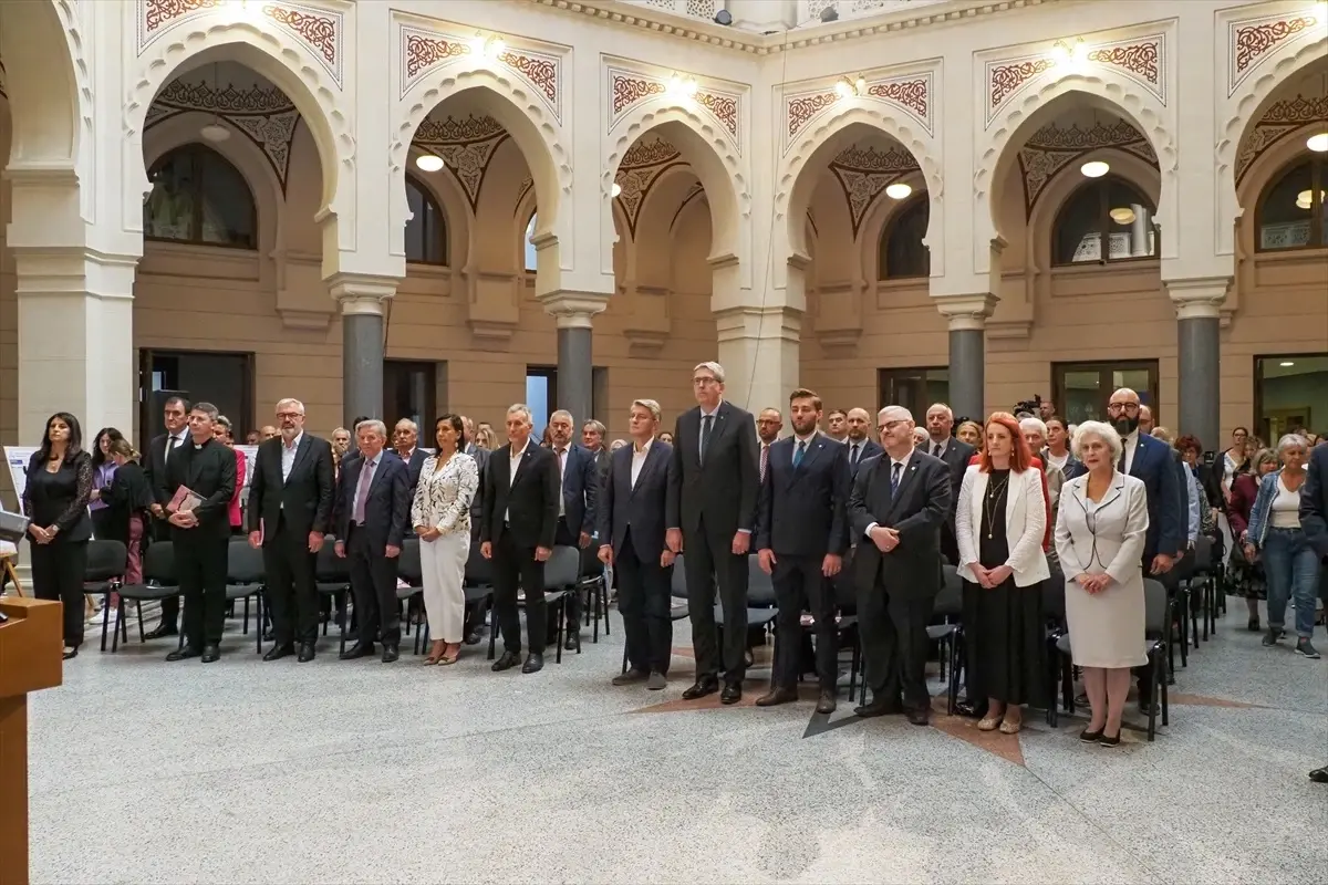 Vijecnica Kütüphanesi'nde 33 Yıl Sonra Anma Töreni Düzenlendi