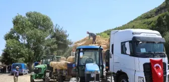 Şarköy'deki Yangında Mağdur Olan Çiftçilere Saman Desteği