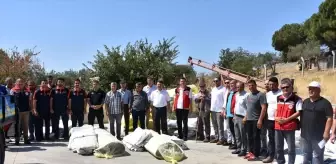 Şarköy'deki Yangın Sonrası Hayvan Sahiplerine Çadır Yardımı