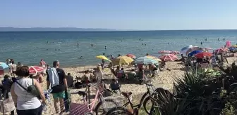 Edirne'nin Saros Körfezi'nde Kurban Bayramı Yoğunluğu