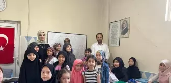 Sason'da yaz Kur'an kurslarına ziyaret