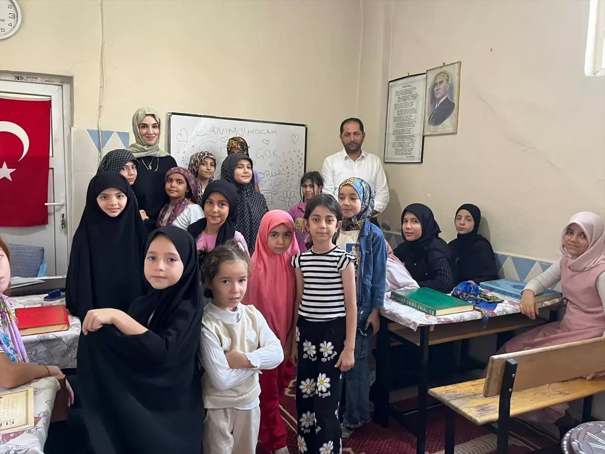 Sason Müftü Vekili Kur'an Kurslarını Ziyaret Etti