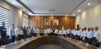 Sason Kaymakamı Furkan Başar'a Muhtarlardan Ziyaret
