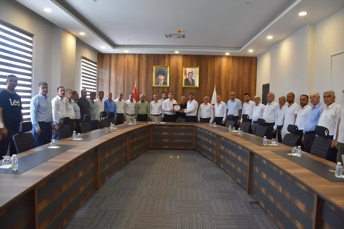 Sason Kaymakamı Furkan Başar'a Muhtarlardan Ziyaret
