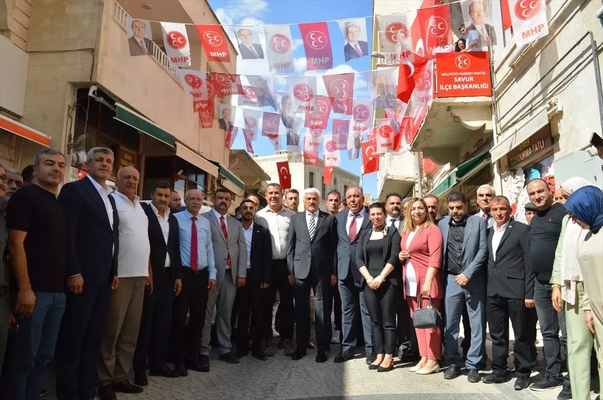 Mardin'in Savur İlçesinde MHP Binası Açıldı