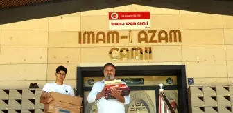 Şehit babası oğlunun hayrına, yıpranan Kur'an-ı Kerimlerin onarımını sağlıyor