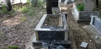 Antalya'da Mezarlığa Zarar Veren Şüpheli Gözaltına Alındı