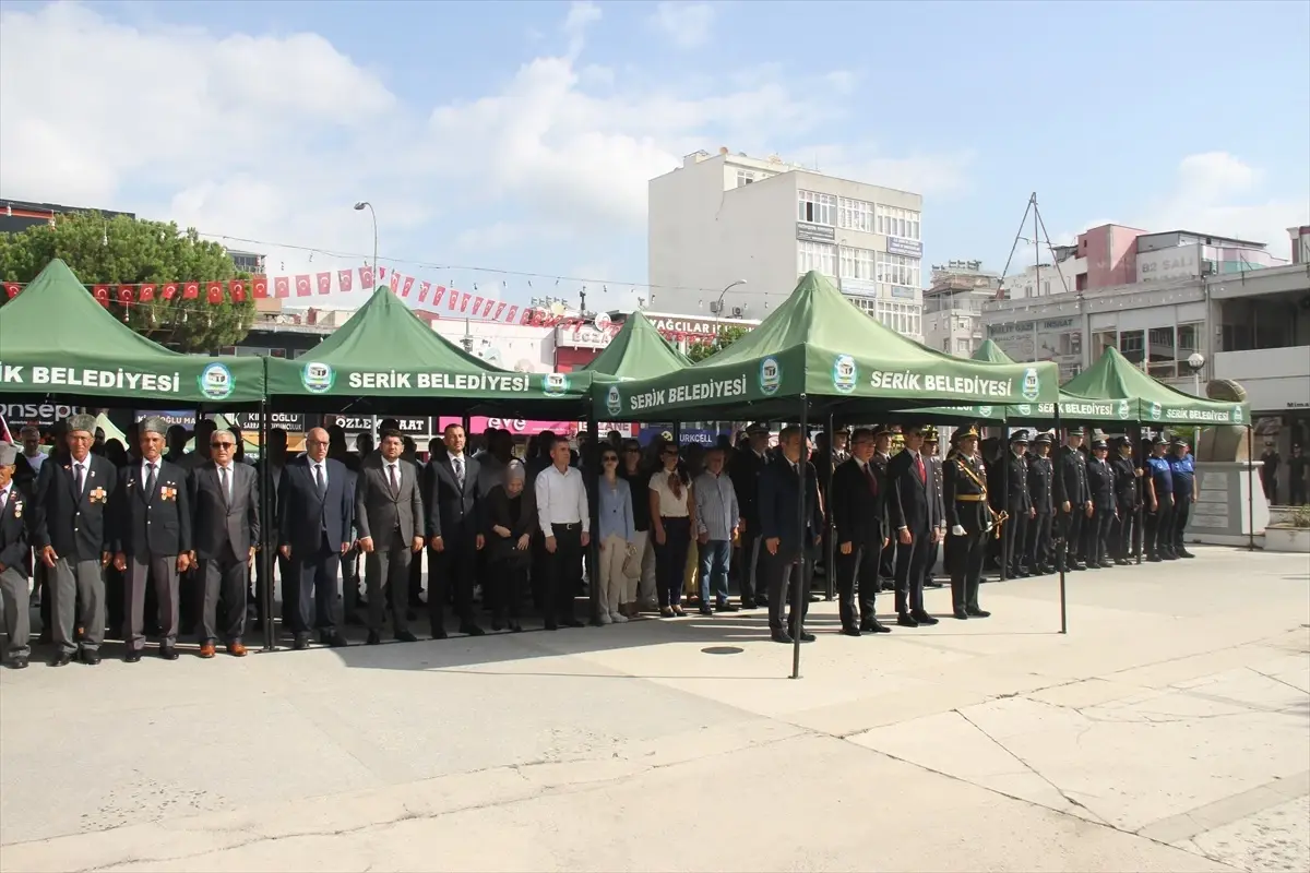 30 Ağustos Zafer Bayramı Serik'te Coşkuyla Kutlandı