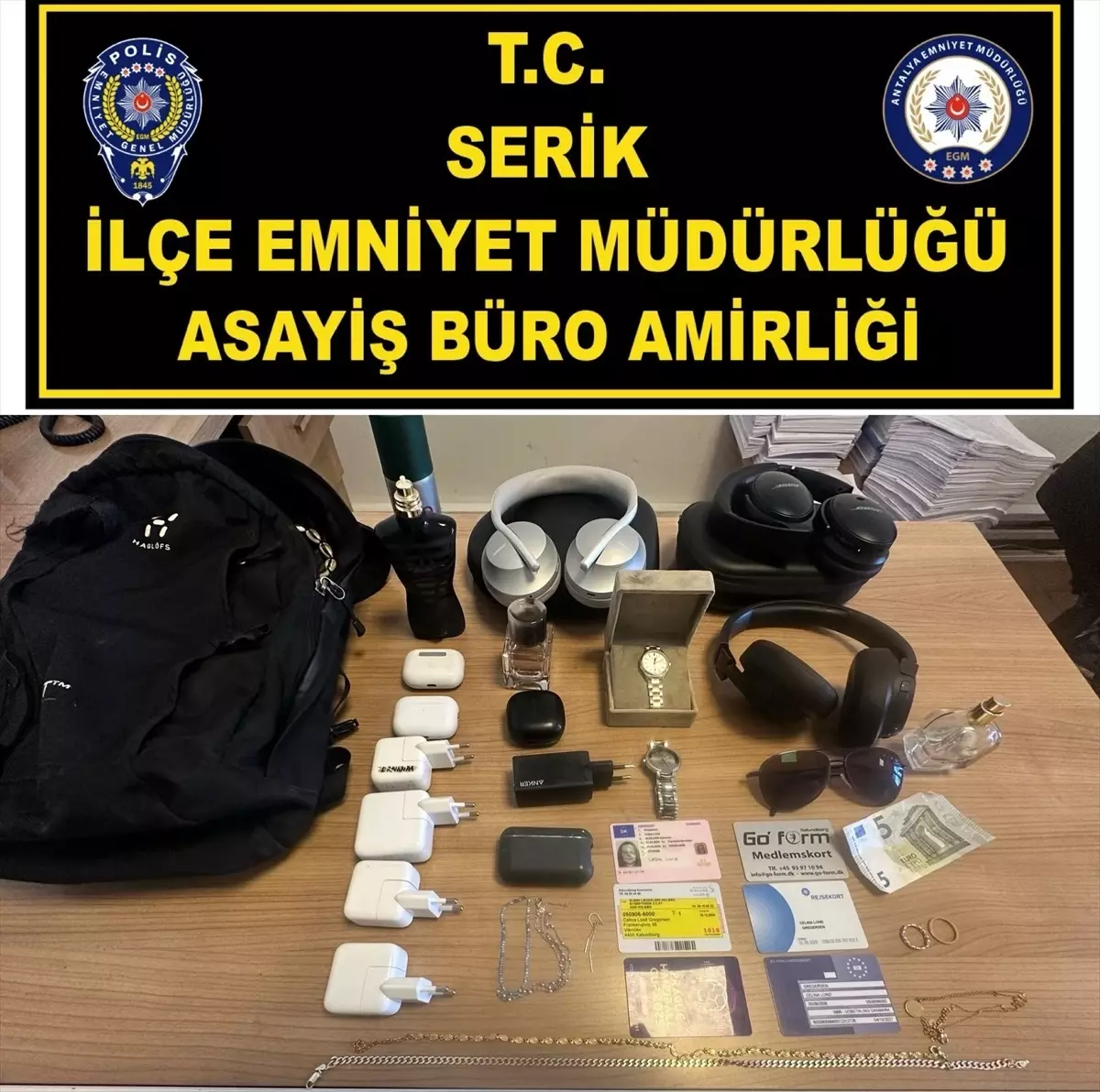 Antalya'da Hırsızlık Zanlısı Tutuklandı