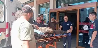 Motorlu Testereyle Odun Keserken Yaralandı