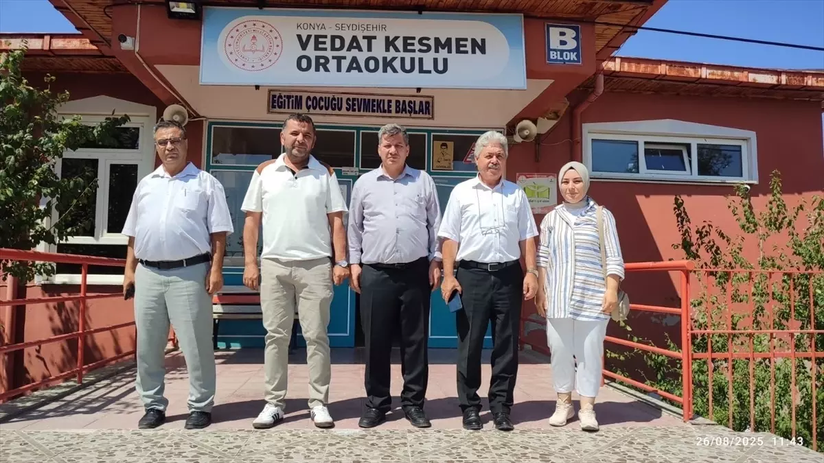 Seydişehir'de Okul Bakım ve Yenileme Çalışmaları Devam Ediyor