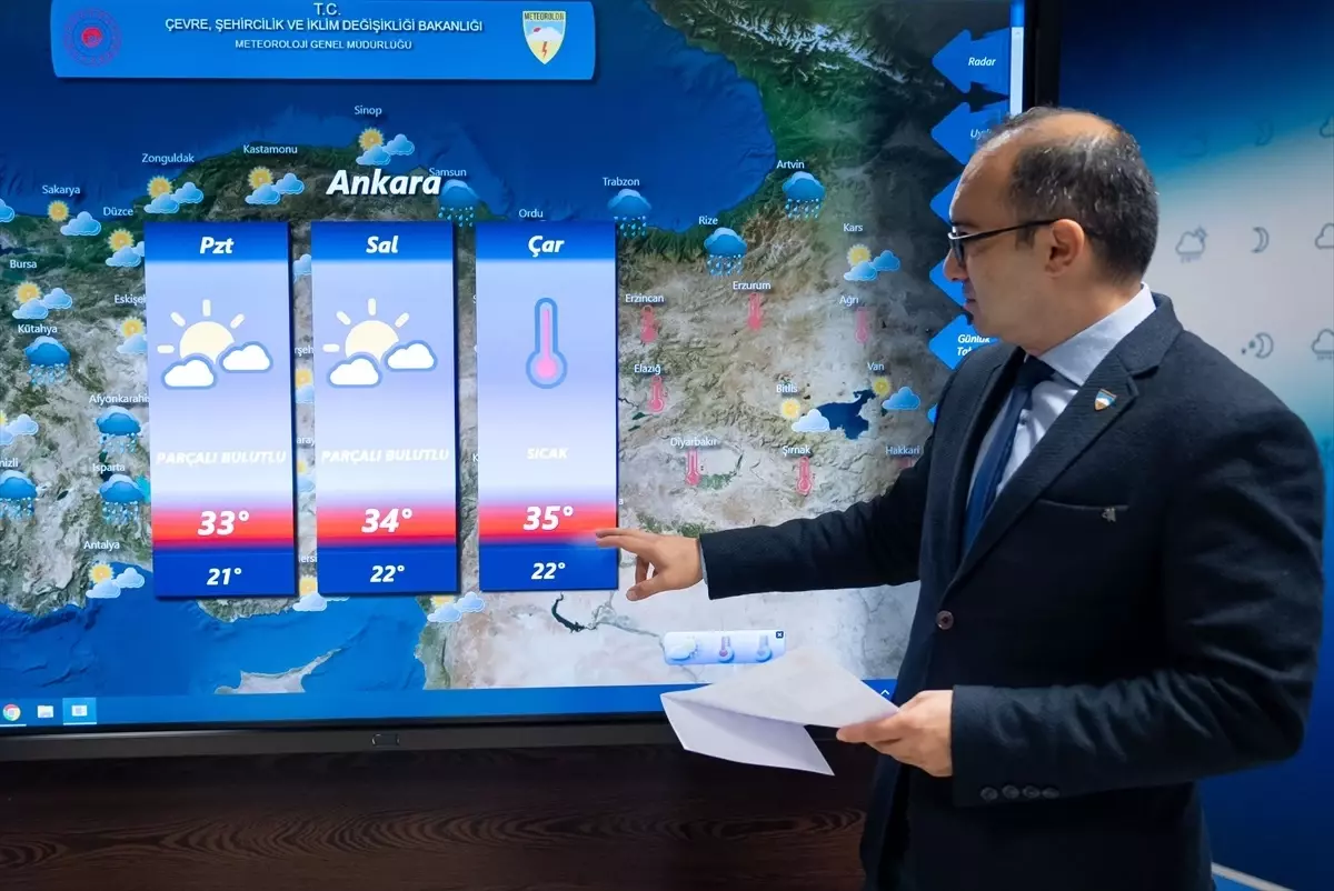 Bu Hafta Hava Sıcaklığı Mevsim Normallerinin Üzerinde Seyredecek
