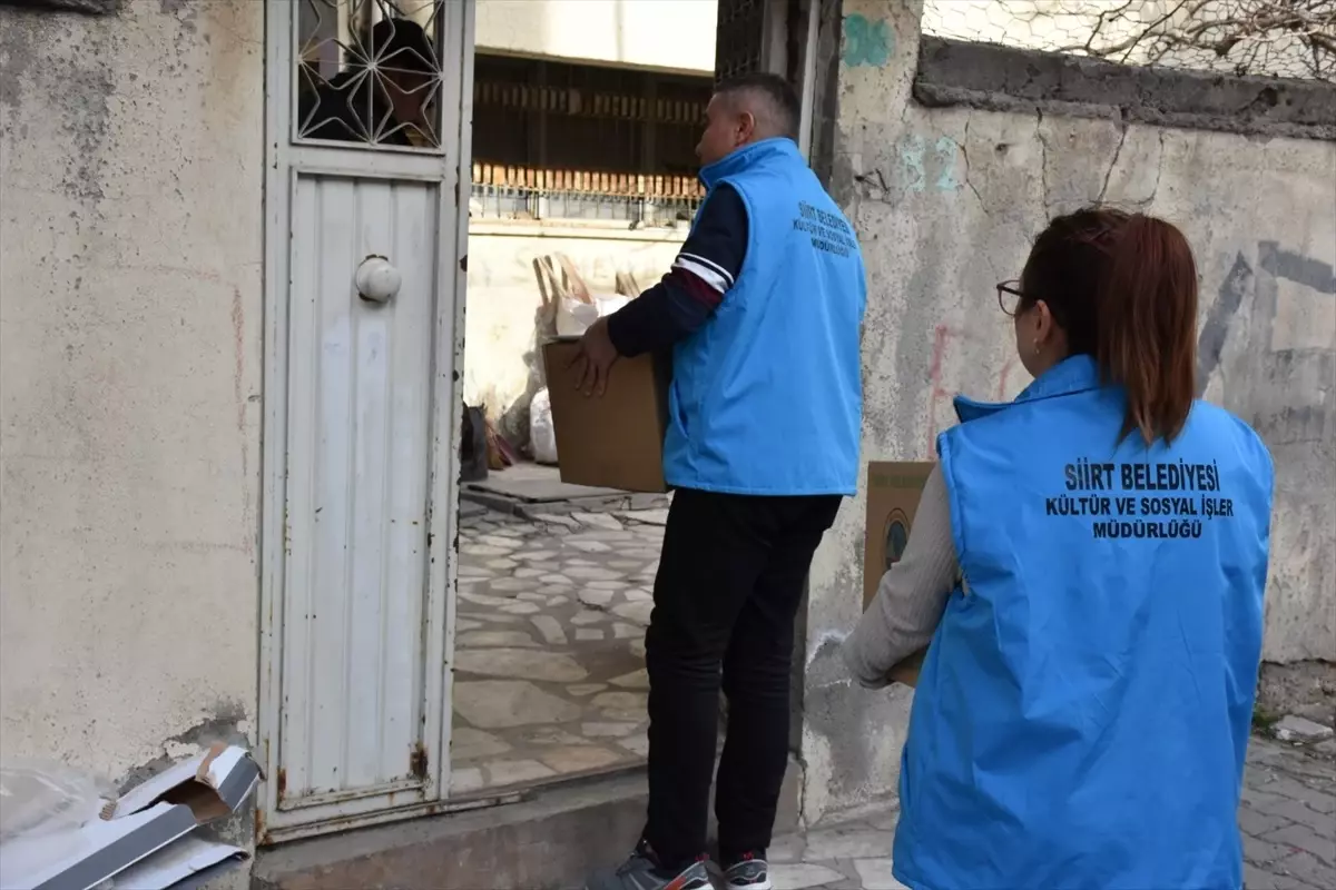 Siirt Belediyesi 30 Bin Kişiye Sosyal Yardım Desteği Sağladı