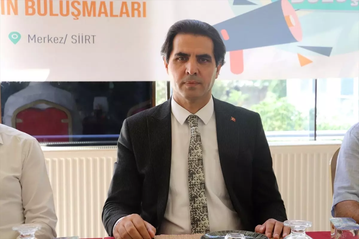 Siirt İl Milli Eğitim Müdürü İlhan Saz Basın Mensuplarıyla Buluştu
