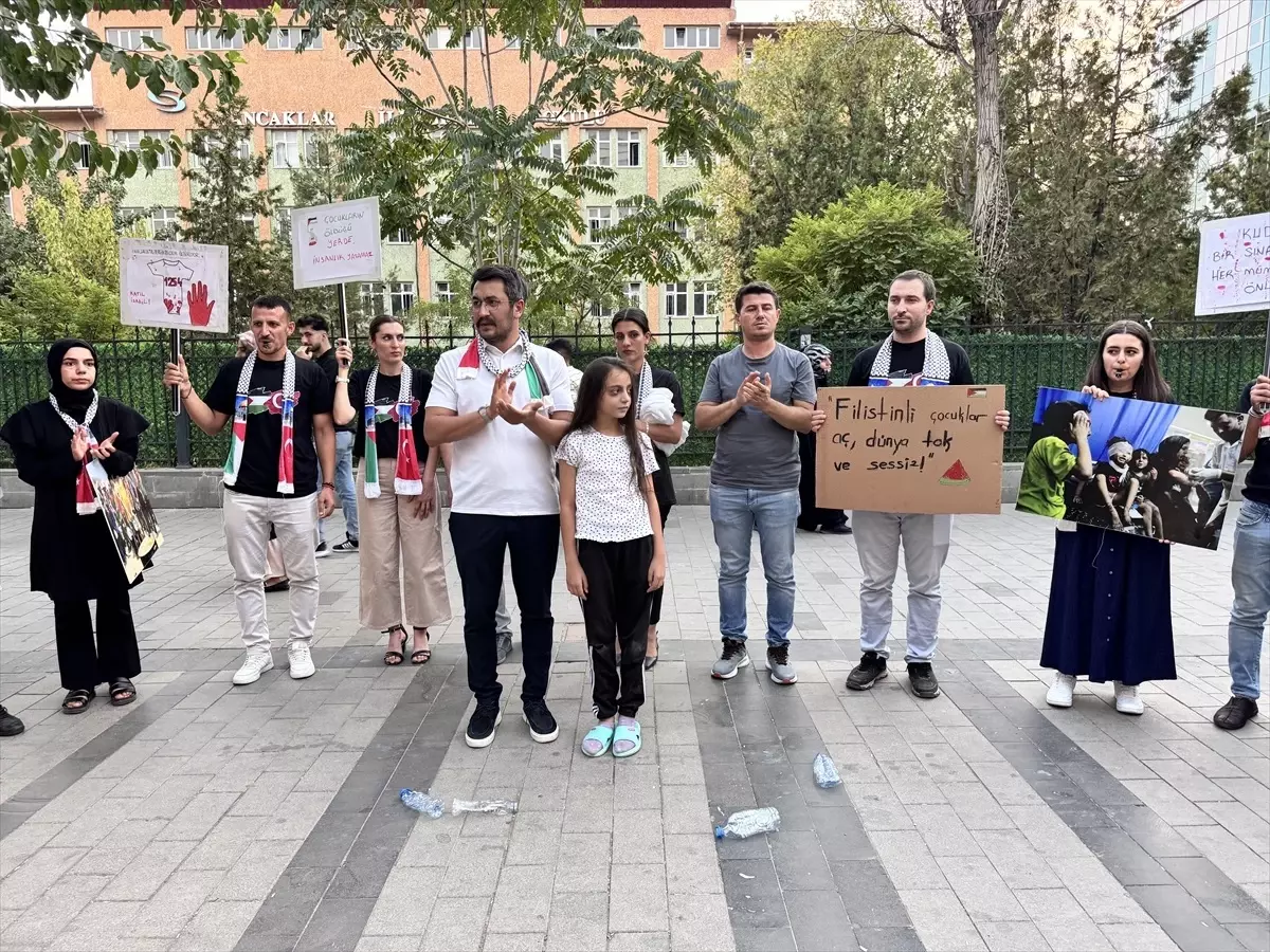 Siirt'te Gazze'ye Destek Protestosu