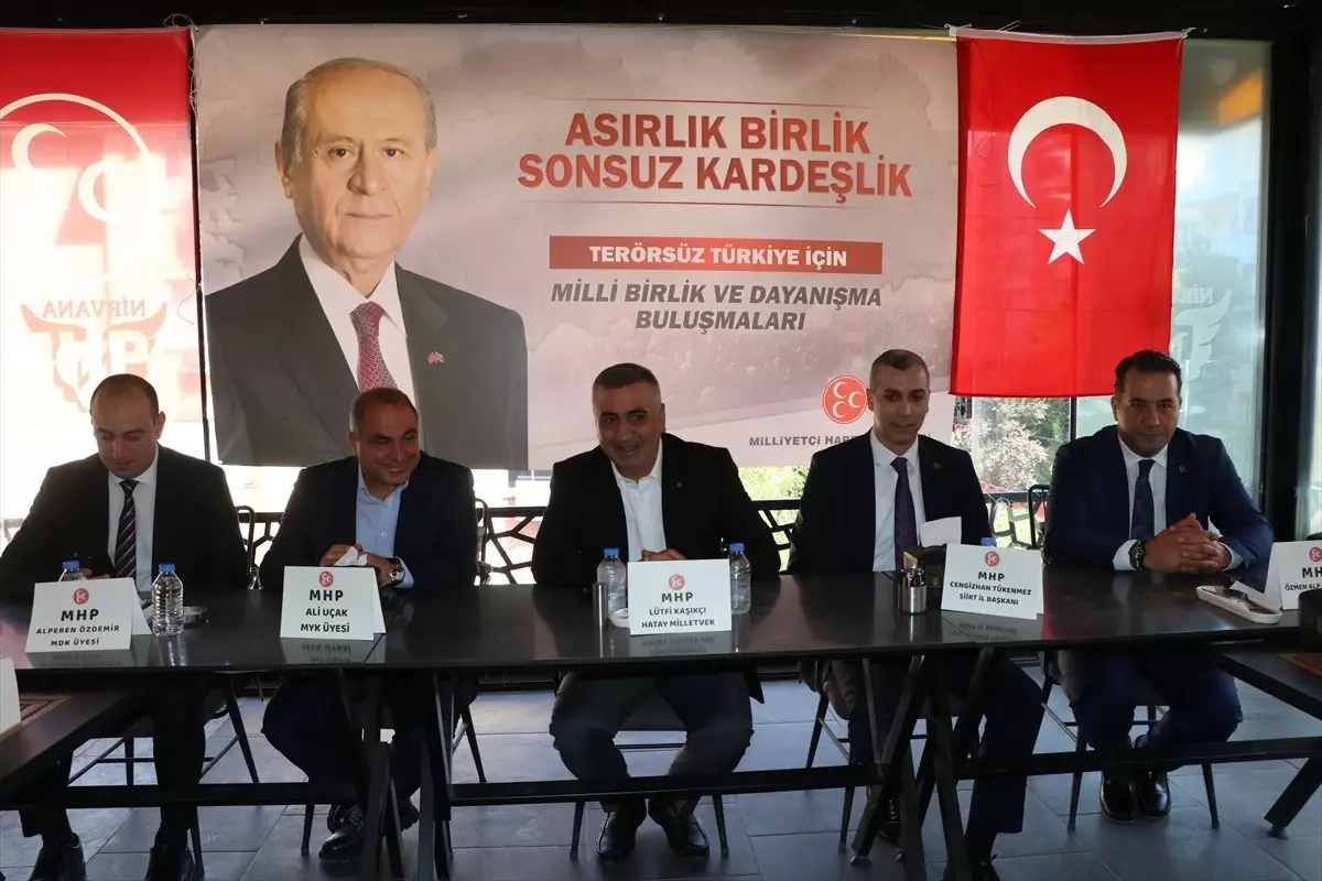 Siirt'te 'Terörsüz Türkiye için Milli Birlik ve Dayanışma Buluşmaları' programı düzenlendi