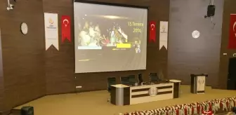 Siirt Üniversitesi'nde 15 Temmuz Demokrasi ve Milli Birlik Günü Etkinlikleri