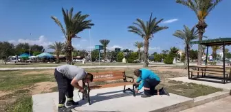 Silifke'de Taşucu Sahili'nde Çevre Düzenlemesi Yapıldı