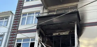 Sinop'ta Apartman Dairesinde Yangın Çıktı