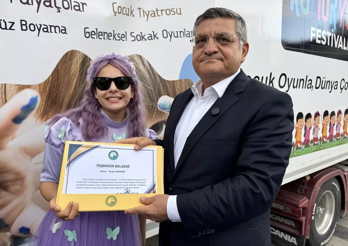 Sinop'ta Geleneksel Çocuk Oyunları Şenliği Düzenlendi