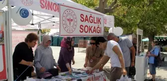 Sinop'ta Halk Sağlığı Haftası Etkinlikleri Kapsamında Sağlık Sokağı Açıldı