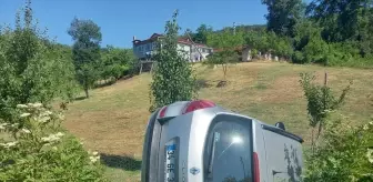 Sinop'ta Otomobil Ağaçlık Alana Devrildi: 3 Yaralı
