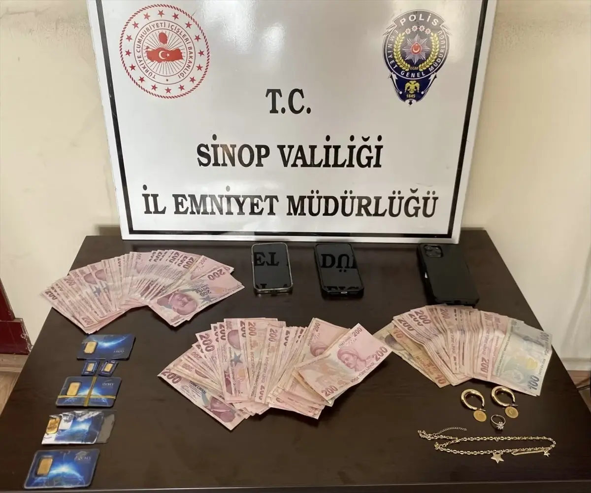 Sinop'ta Sahte Altın Operasyonu: 2 Tutuklama
