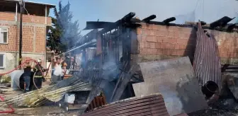 Sinop'ta Tamirhanede Yangın Çıktı