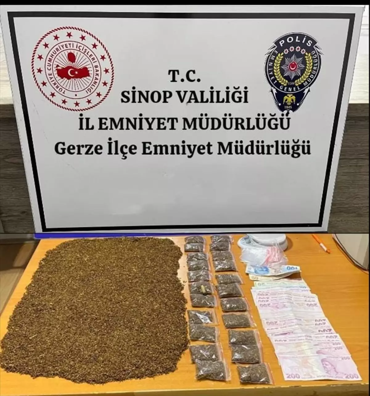 Sinop'ta Uyuşturucu Operasyonu: 1 Tutuklama