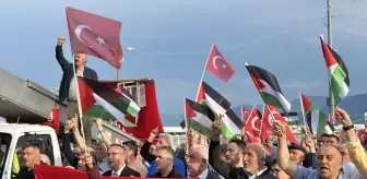 Gerze'de Filistin'e Destek Etkinliği Düzenlendi