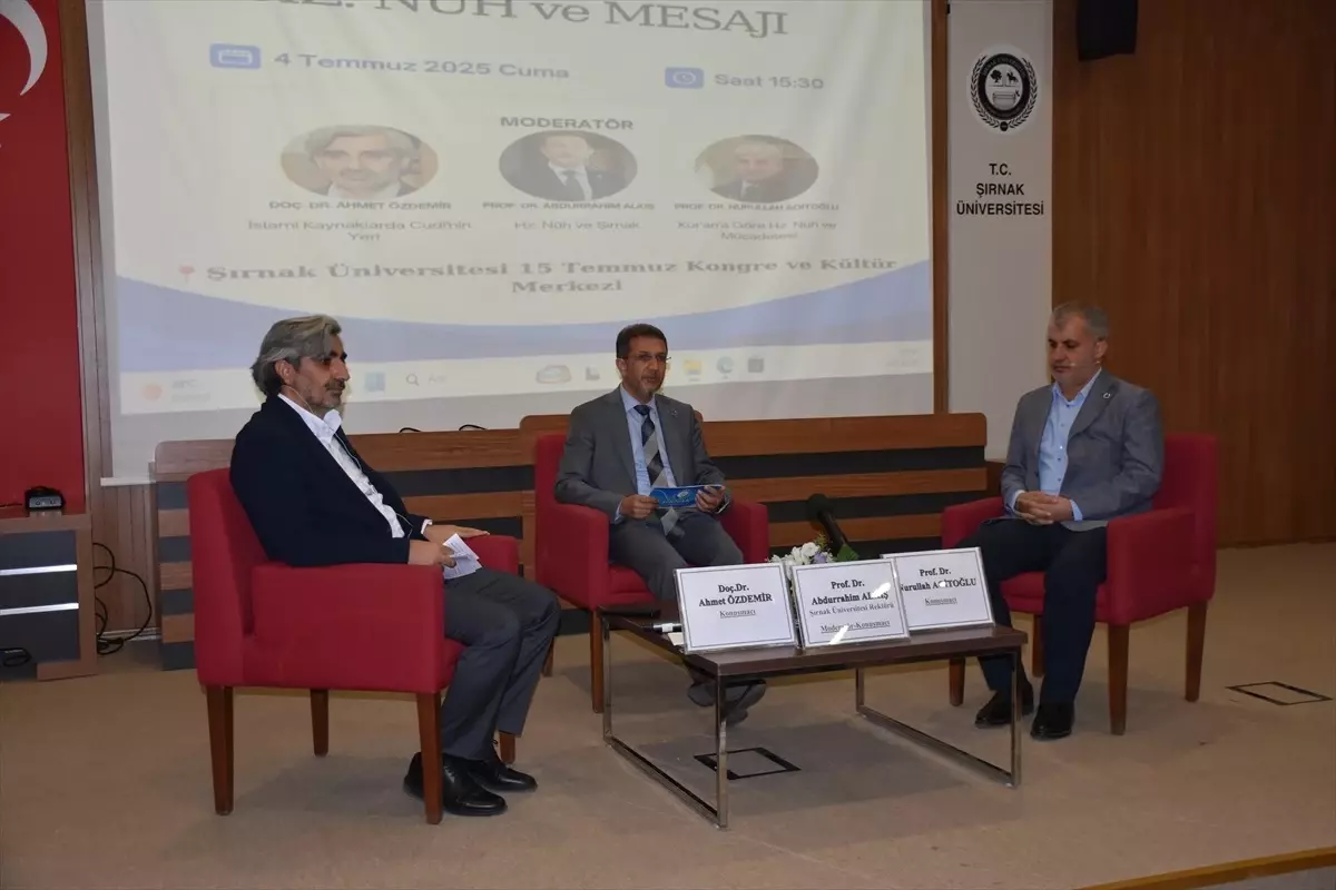 Şırnak'ta Hz. Nuh'u Anma Merasimi Başladı