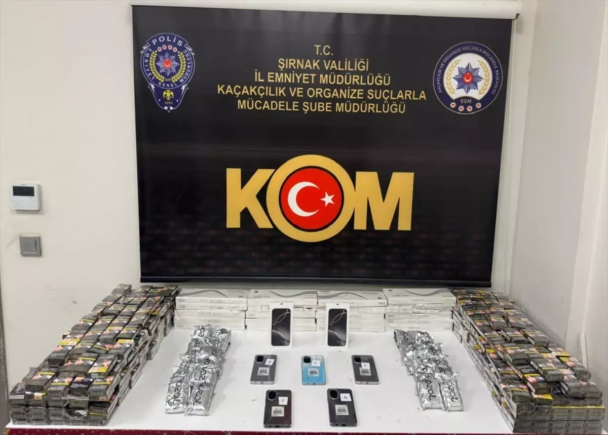 Şırnak'ta Kaçakçılık Operasyonu: 33 Gözaltı, 1 Tutuklama