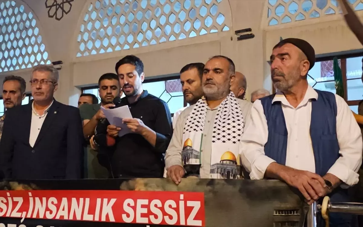 Şırnak'ta Filistin'e Destek İçin Basın Açıklaması