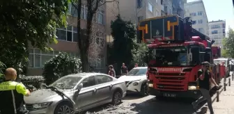 Şişli'de Ağaç Düşmesi Otomobili Hasarladı