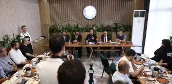 Sivas Belediye Başkanı Uzun, gazetecilerle bir araya geldi
