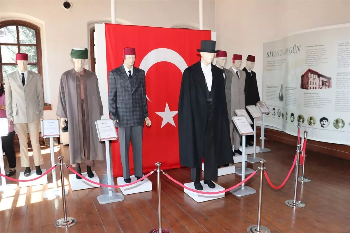 Sivas Kongresi'nin 106. Yıl Dönümünde Milli Mücadele Kıyafet Sergisi Açıldı