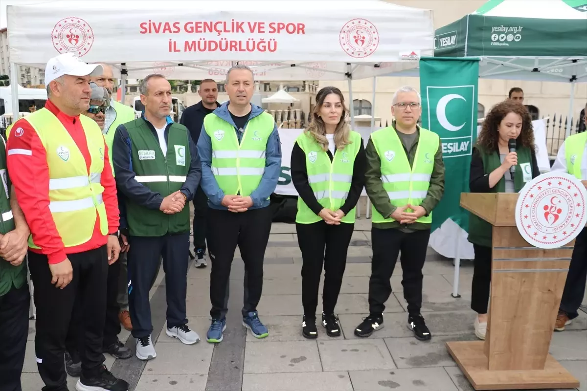 Sivas'ta Sağlık İçin Bisiklet Turu Düzenlendi