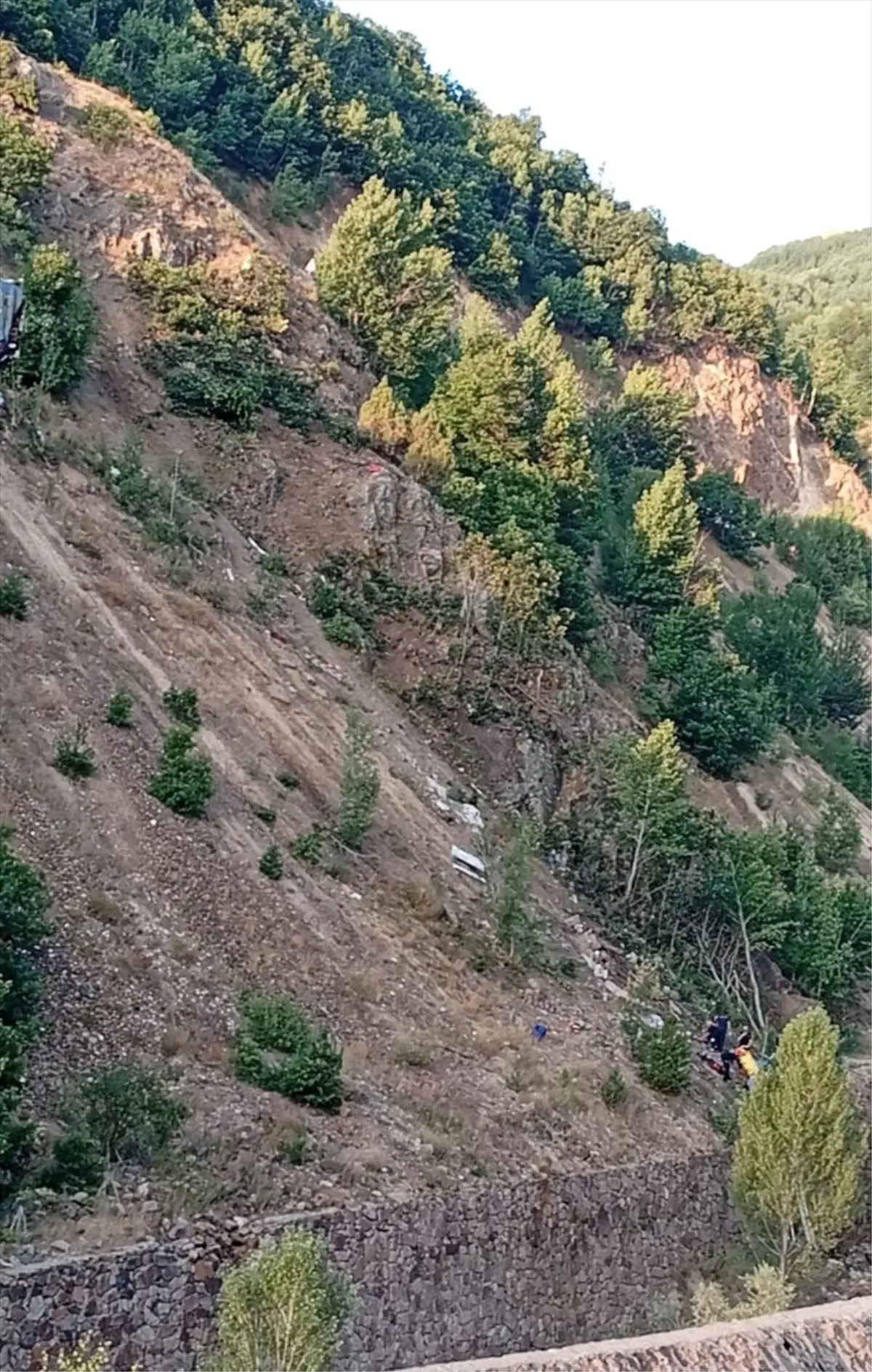 Fındık İşçilerini Taşıyan Minibüs Uçuruma Yuvarlandı: 3 Ölü, 18 Yaralı