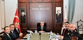 Sivas Valiliği'nden Güvenlik ve Kamu Düzeni Toplantısı