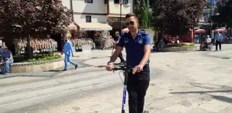 Sivas'ta Zabıtalara Skuter Dağıtımı