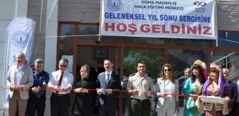 Soma'da Halk Eğitim Kursiyerlerinin Ürünleri Sergilendi