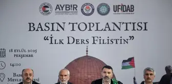 STK'lerden üniversitelere yeni akademik yılda 'ilk ders Filistin olsun' çağrısı