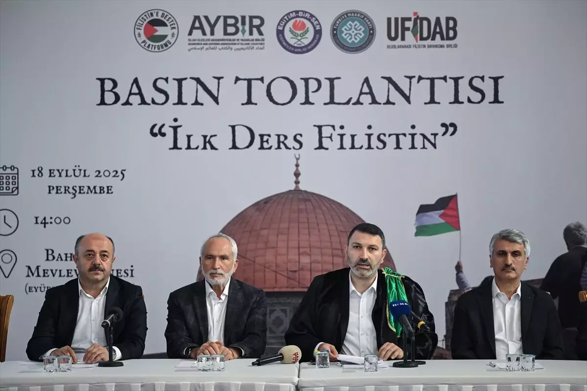 STK'lerden üniversitelere yeni akademik yılda 'ilk ders Filistin olsun' çağrısı